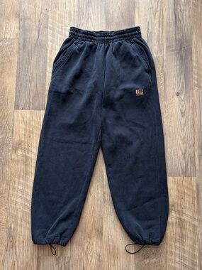 Vintage Nike Lebron James Faded Black Jogger Sweatpants